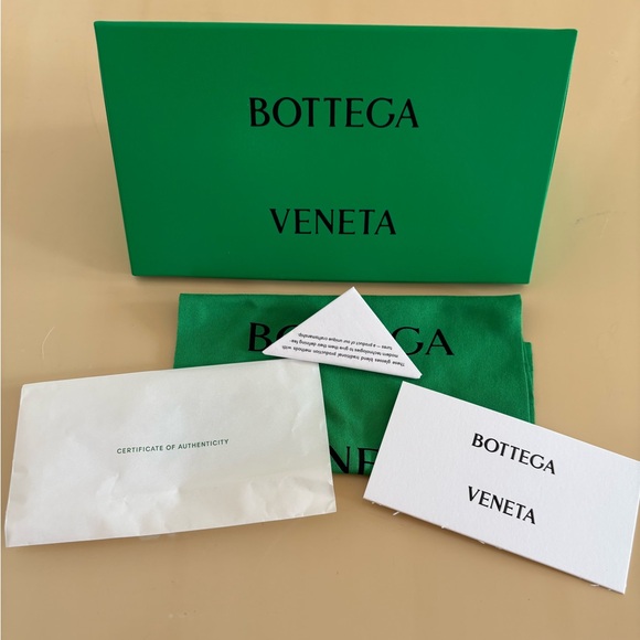 Bottega Veneta Gold Frame Sunglasses with Brown Lenses - Picture 11 of 11